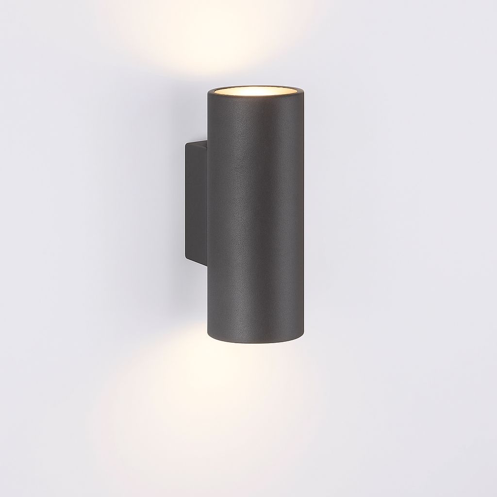Moderne LED Außenwandleuchte